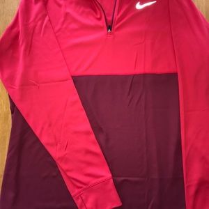 Nike Dri-Fit Men’s 1/4 Zip Red